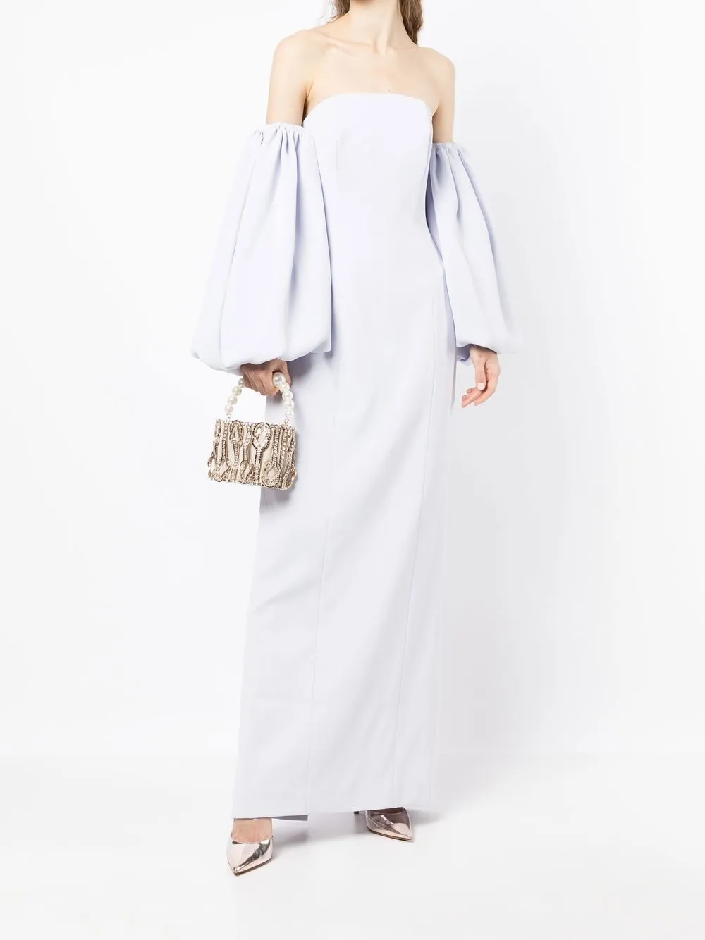 BAZZA ALZOUMAN Schulterfreies Abendkleid | Abendkleider | Image 2