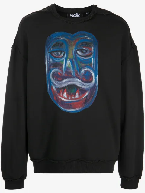 Haculla graphic-print cotton sweatshirt