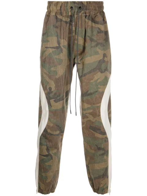Mostly Heard Rarely Seen  joggers con paneles y motivo militar