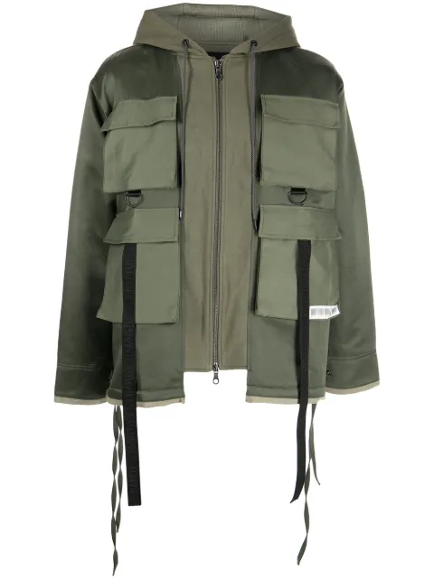 Mostly Heard Rarely Seen M65 cago-pocket zip-up jacket