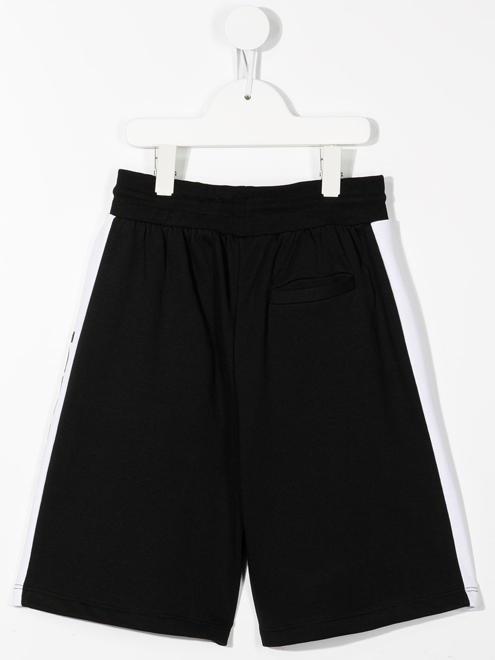 Shop Iceberg Logo-print Drawstring Shorts In Black