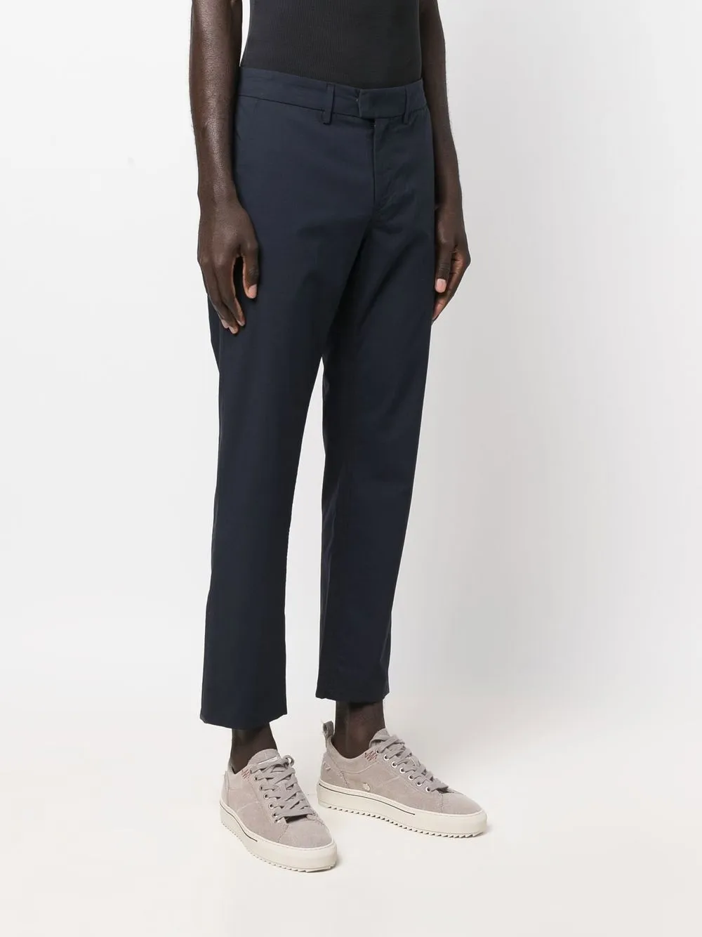  Dondup Chino Mit Geradem Bein   Blau 