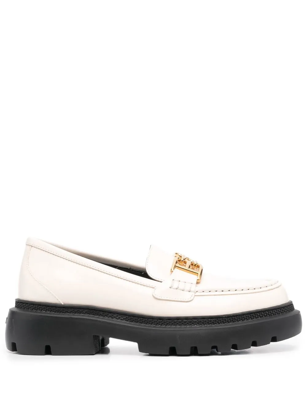 

Bally logo-buckle loafers - Neutrals