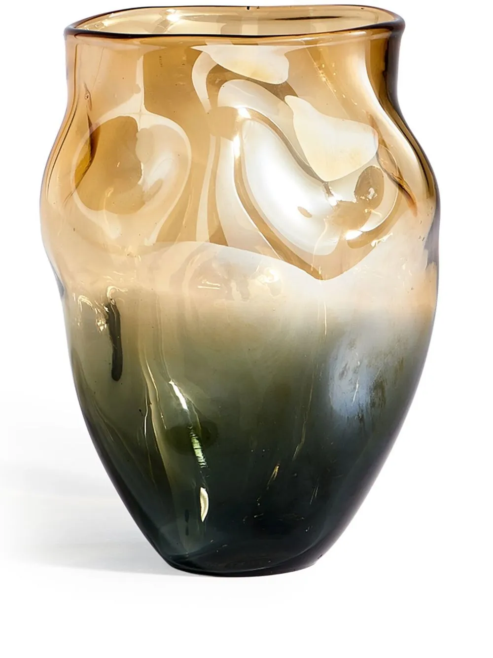 POLSPOTTEN Collision glass vase (30cm) - Neutrals