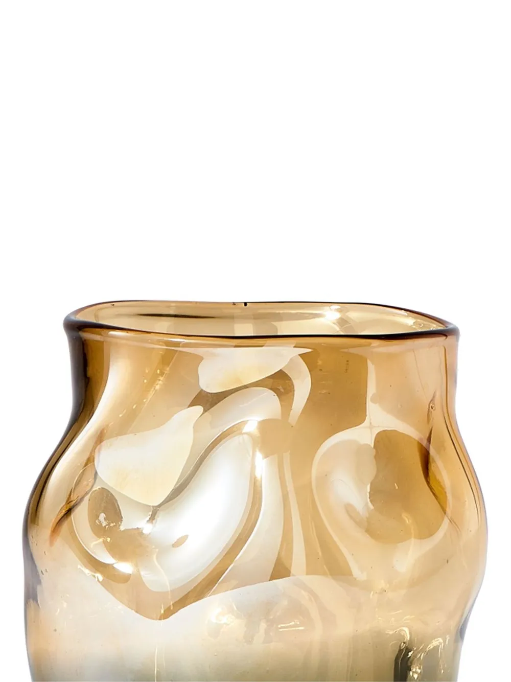  Polspotten Collision Glass Vase (30cm) - Neutrals 
