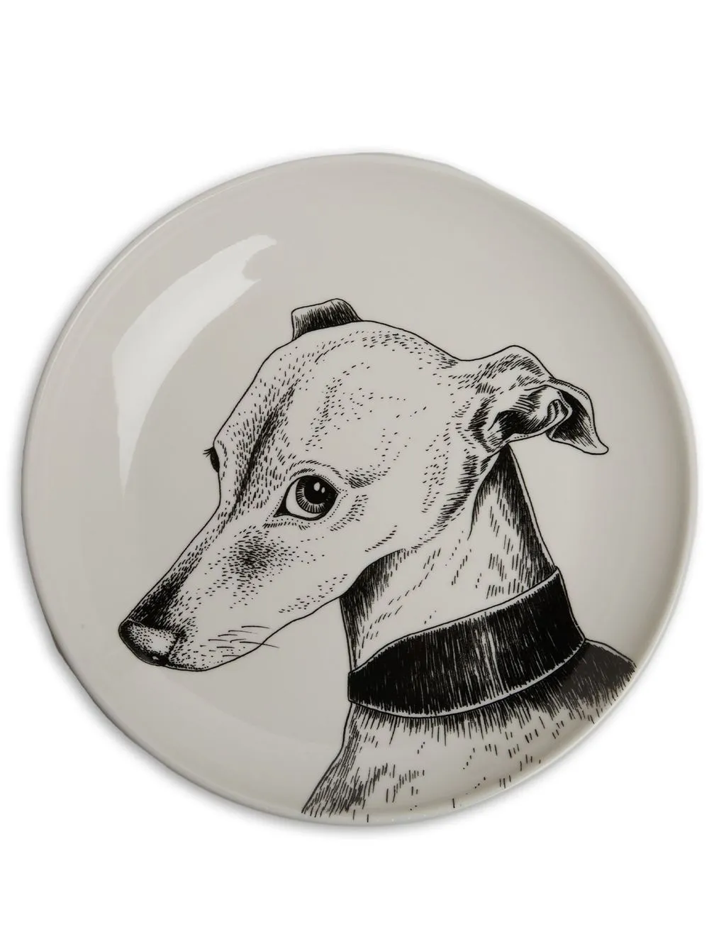 

POLSPOTTEN set of six animals side plates - White