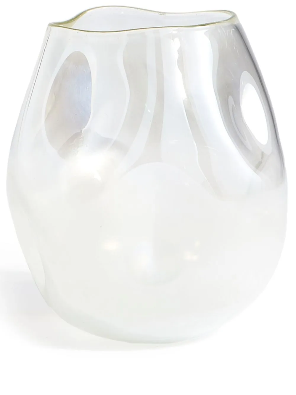 

POLSPOTTEN Collision glass vase - White