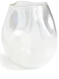 POLSPOTTEN Collision glass vase - White