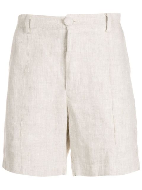 Handred linen tailored shorts