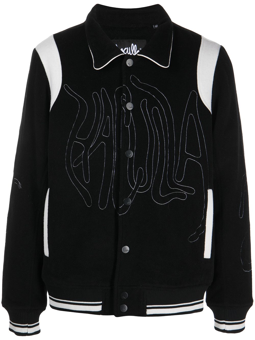 

Haculla embroidered-logo shirt jacket - Black