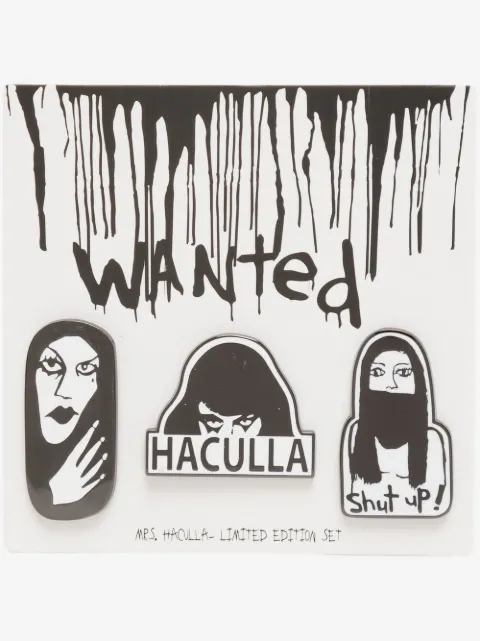 Haculla Mrs. Haculla pin set