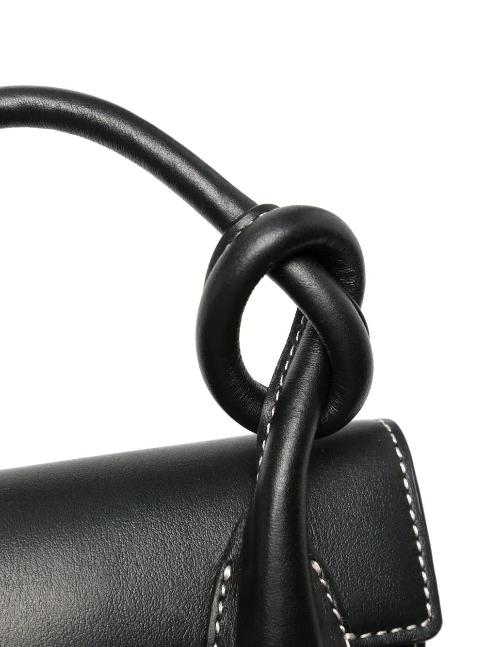 Yuzefi Pretzel Mini Curved Crossbody Bag In Schwarz ModeSens