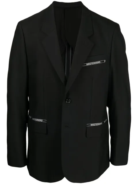Mastermind World blazer con parche del logo