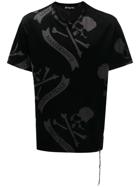 mastermind world logo印花毛巾布t恤