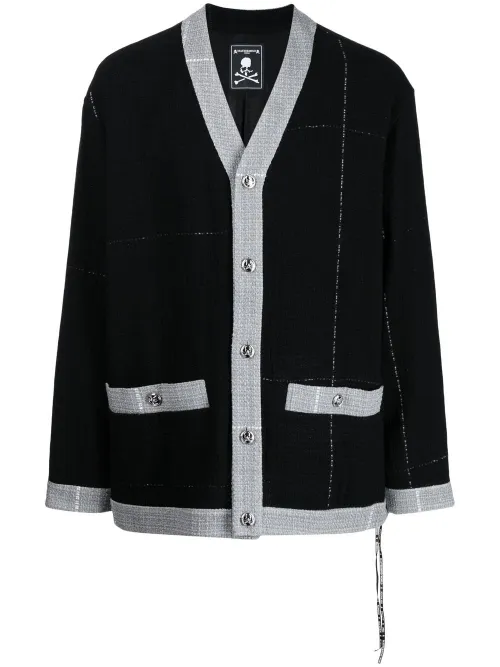 Cardigan à logo brodé - Mastermind World - Modalova
