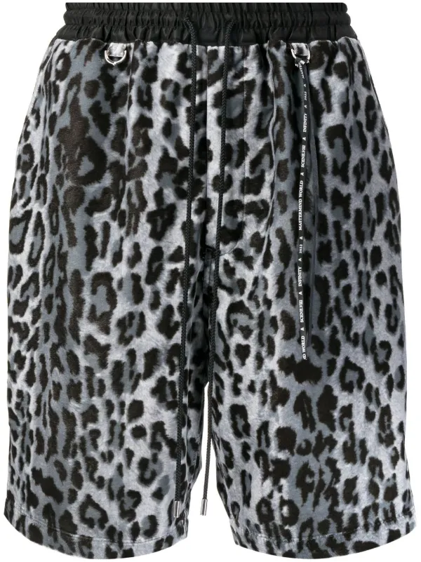 Mastermind World leopard-print Shorts 