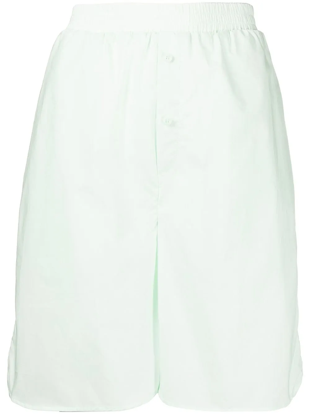 

Cecilie Bahnsen shorts Nivi con tiro alto - Verde