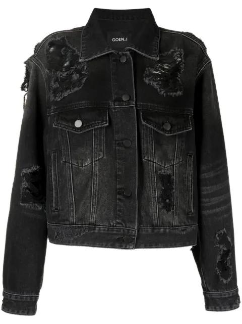 Goen.J distressed denim jacket