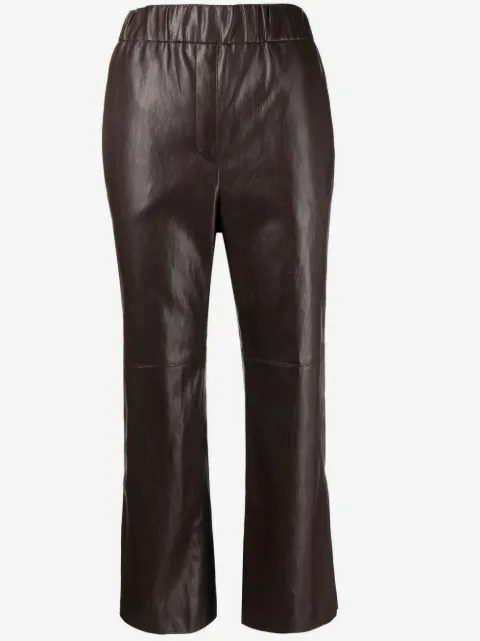 Goen.J high waist cropped trousers