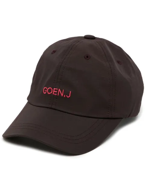 Goen.J embroidered-logo baseball cap