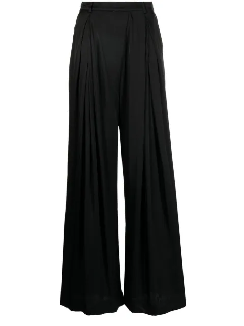 Goen.J pantalones anchos con pinzas