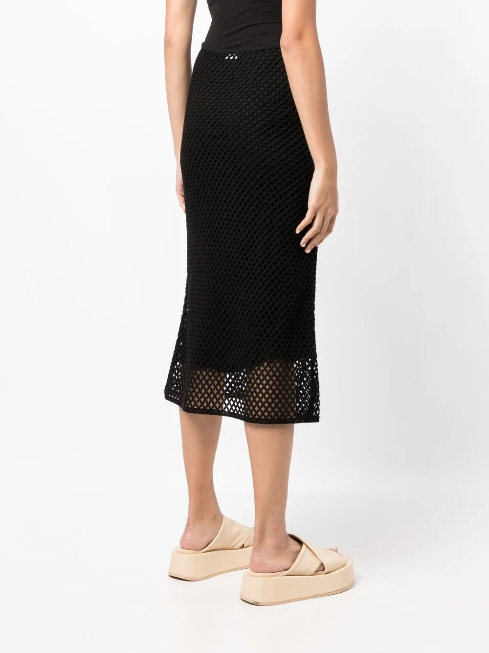 A-Line Mid-Length Skirt