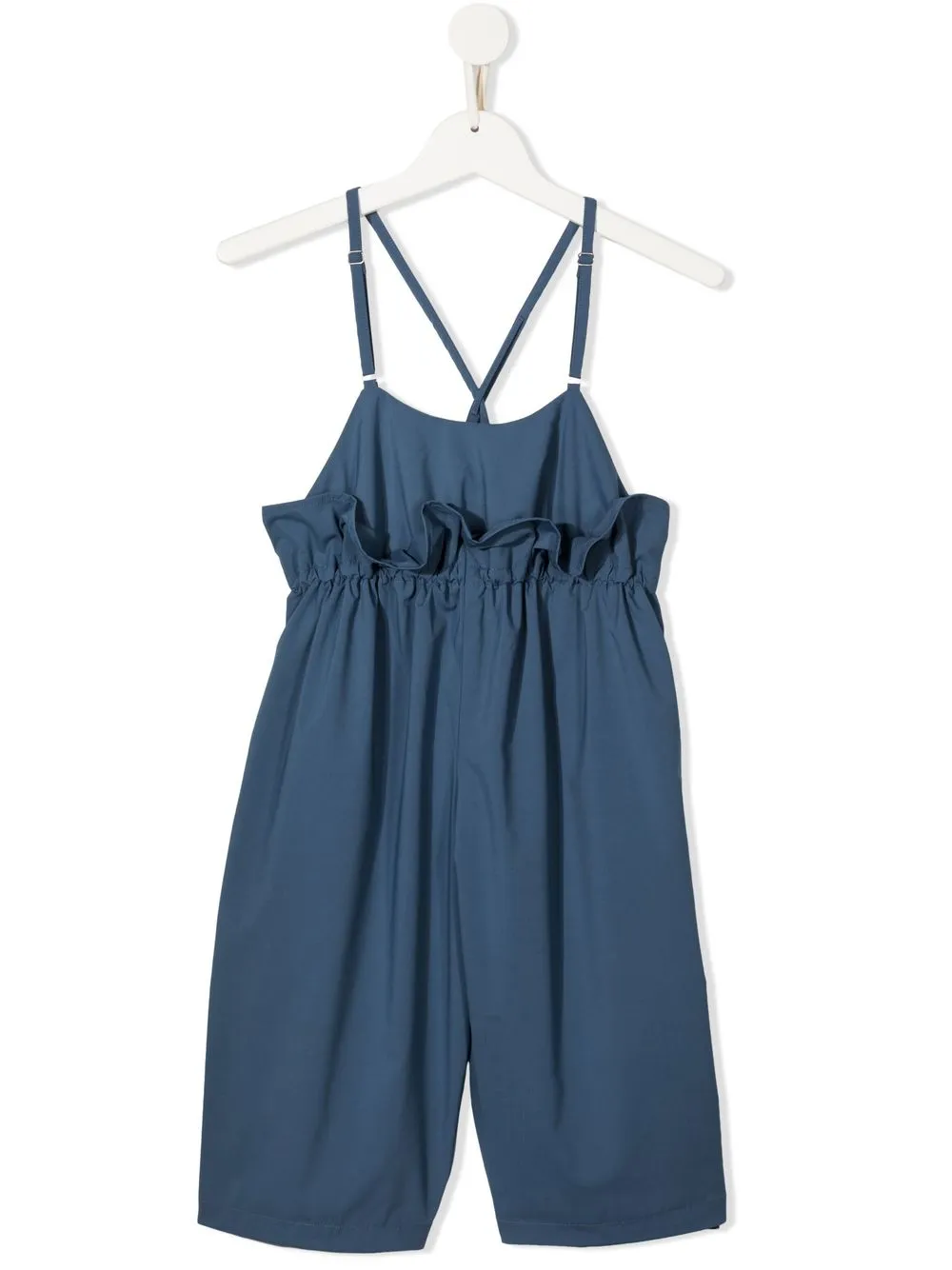 

Fith ruffle-trimmed straight jumpsuit - Blue