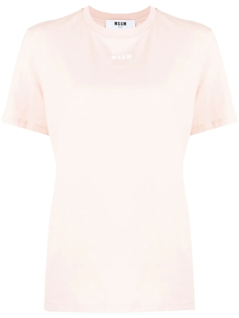 

MSGM playera con logo estampado - Rosado