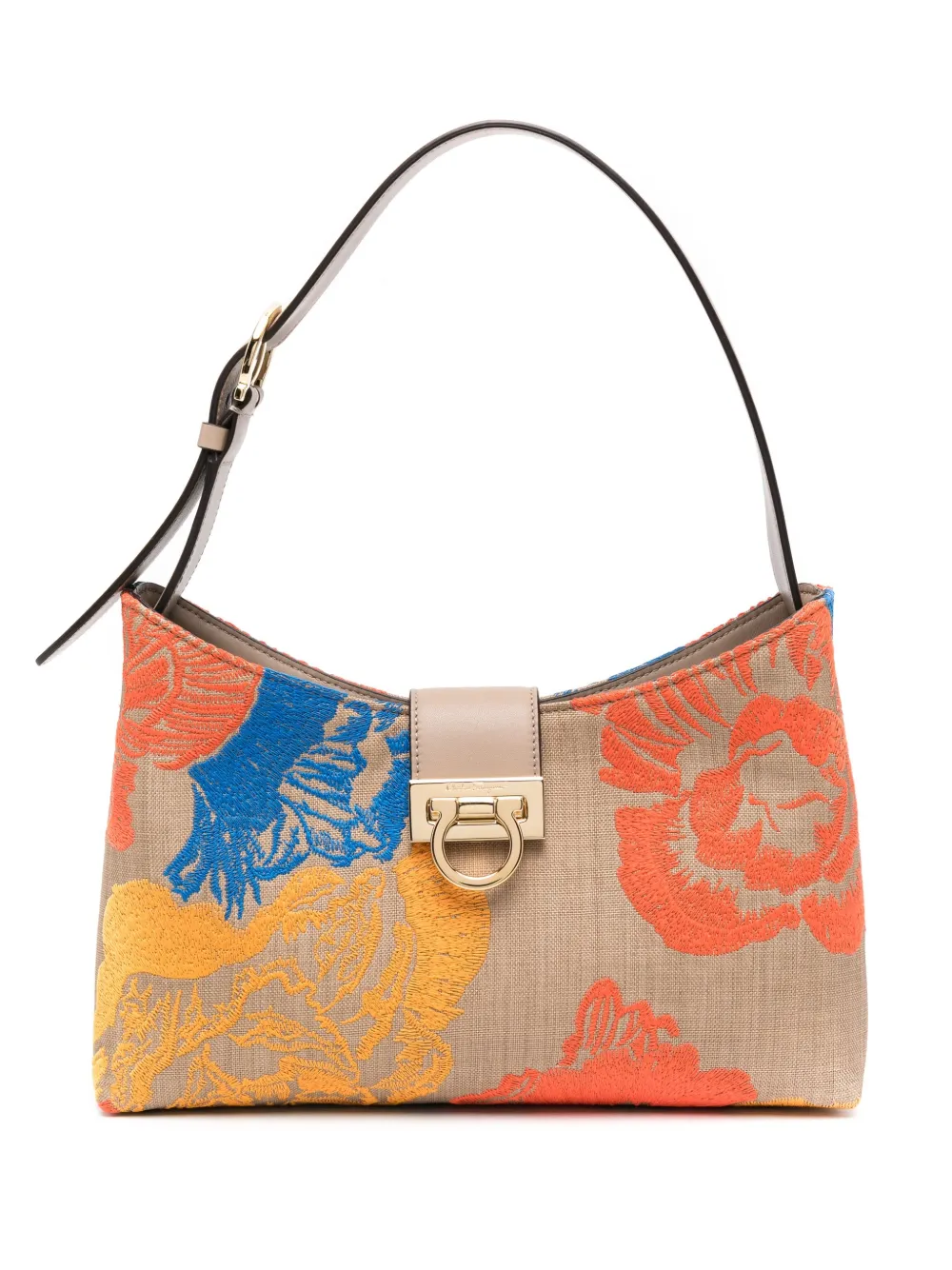 

Salvatore Ferragamo tote con estampado gráfico - Neutro