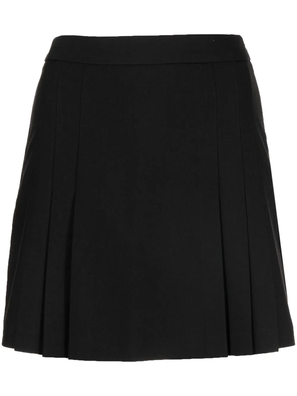 

b+ab pleated A-line skirt - Black