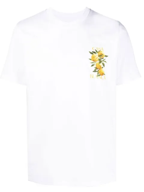 Casablanca T-Shirt mit Früchte-Print