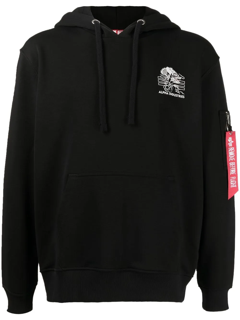 

Alpha Industries hoodie con estampado Dragon - Negro