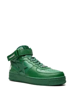 Green high top trainers clearance
