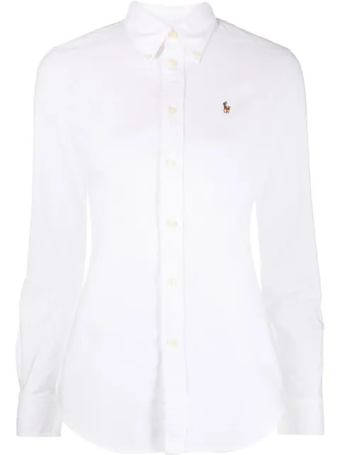Polo Ralph Lauren logo-embroidered Oxford shirt