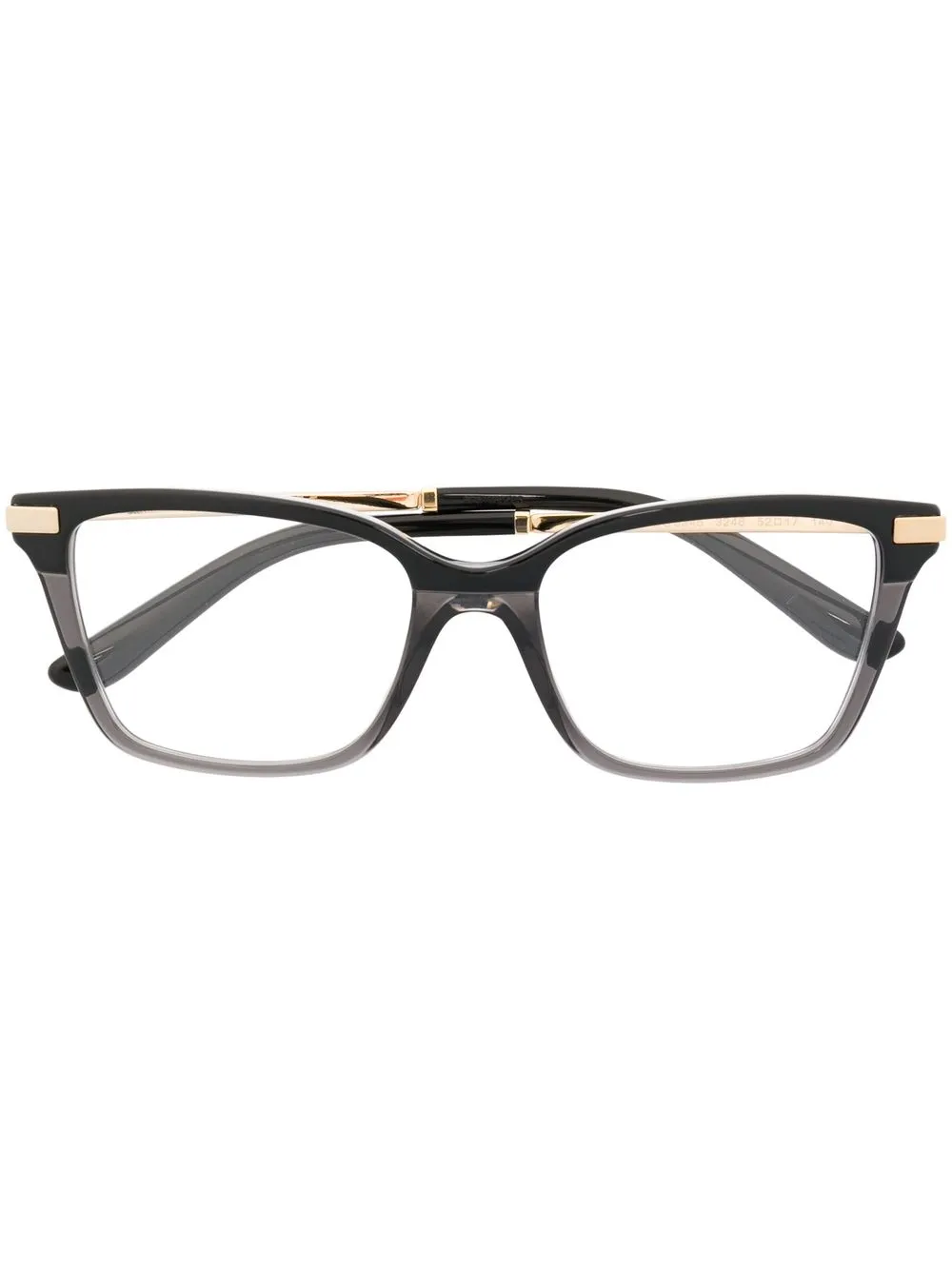 

Dolce & Gabbana Eyewear lentes con armazón cuadrada - Negro