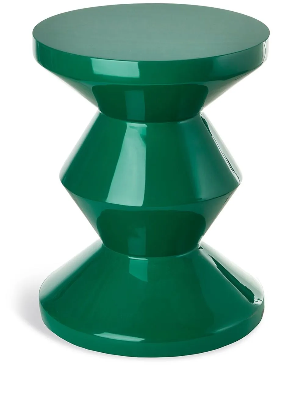 POLSPOTTEN zig zag stool | Green | Image 1