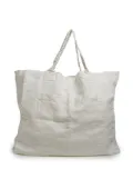Once Milano Weekend linen tote bag - White