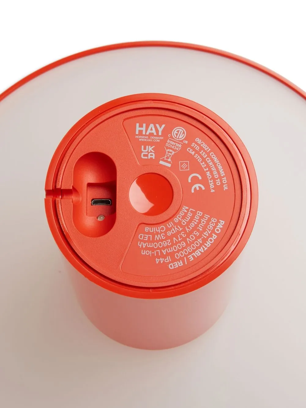 Shop Hay Pao Portable Lamp In Rot