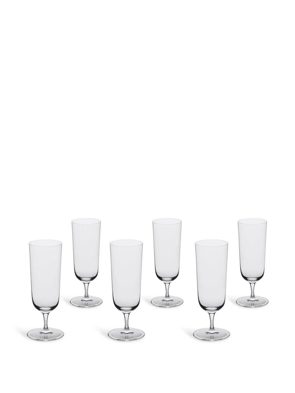 Ichendorf Milano Venezia Flute Glasses In Weiss