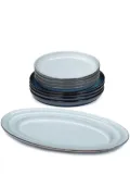 Serax Puré 9-piece dinner set - Blue