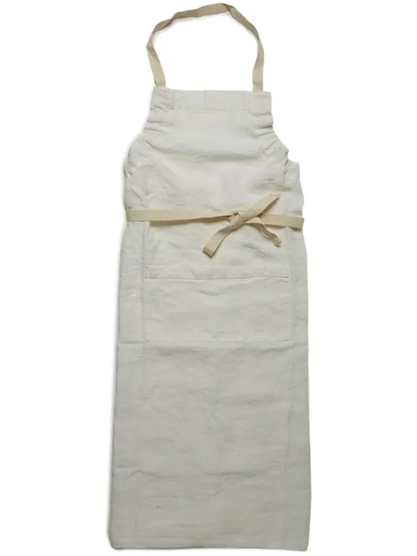 Adjustable Linen Apron buy - Oatmeal