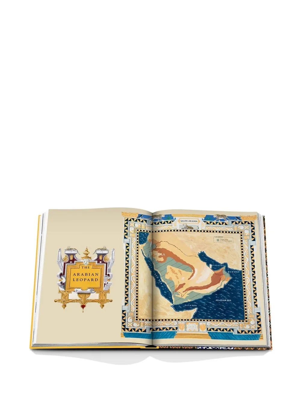 Shop Assouline Arabian Leopard Silk Hardcover Book In Weiss