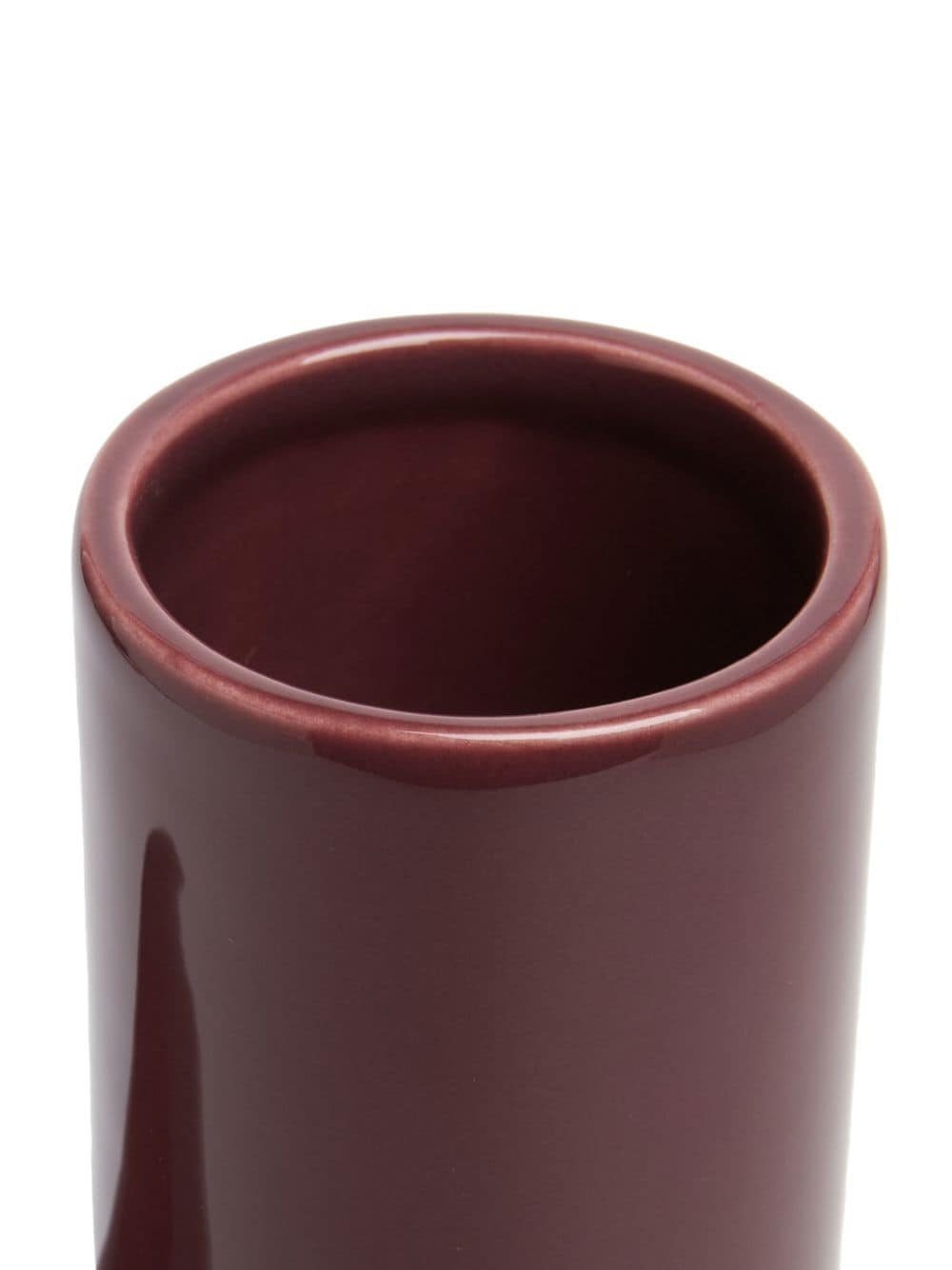 Shop Nuove Forme Pidou H-shape Vase In Red