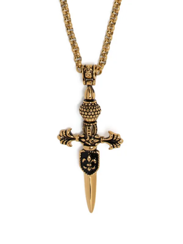 Nialaya Jewelry gold-plated cross 