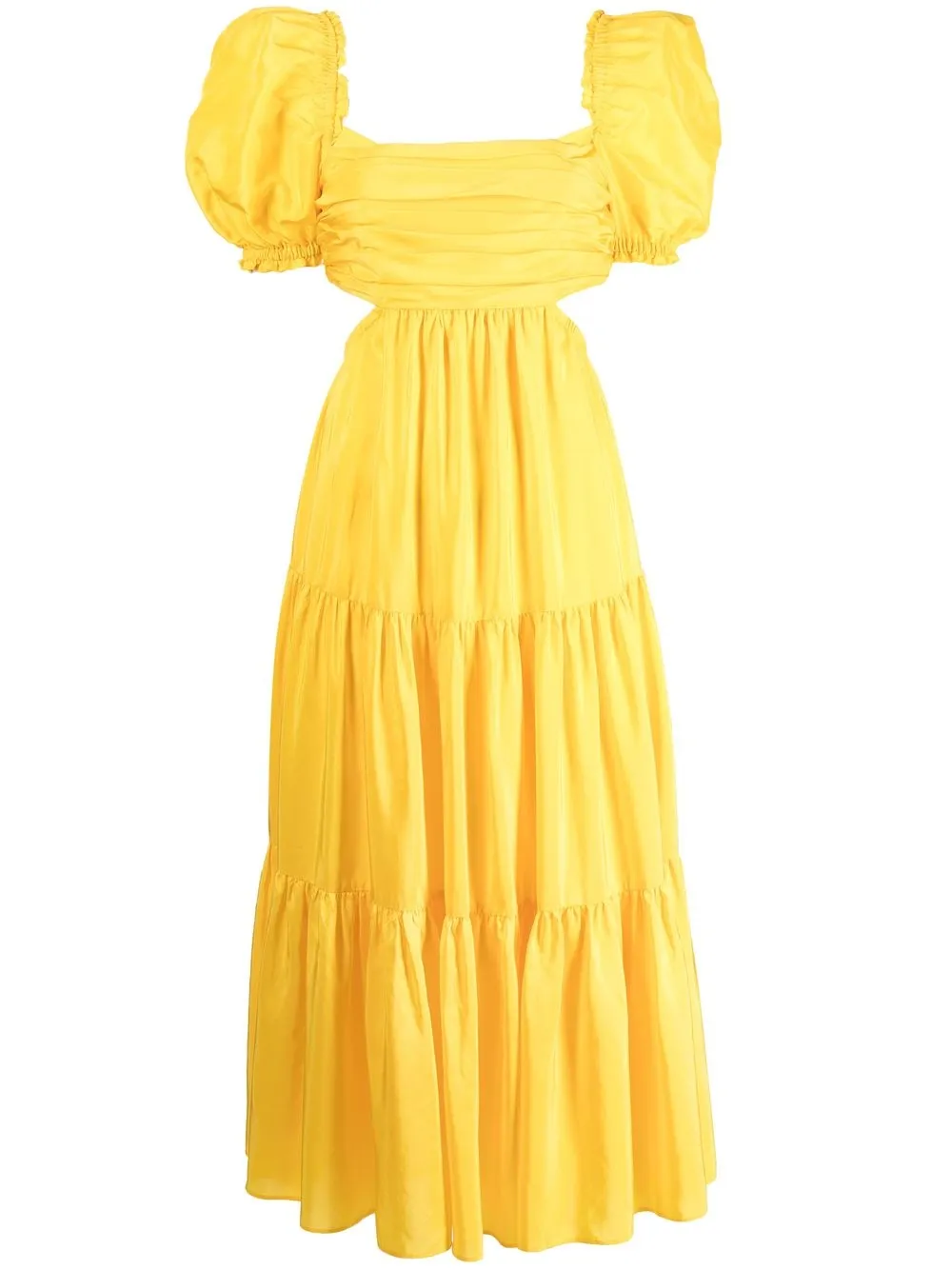 

Rebecca Vallance vestido midi Izzy - Amarillo