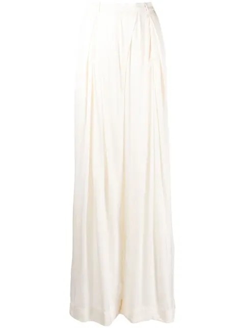 Goen.J pantalones anchos con tiro alto