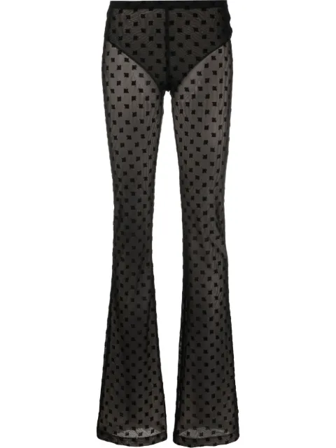 MISBHV pantalones largos transparentes