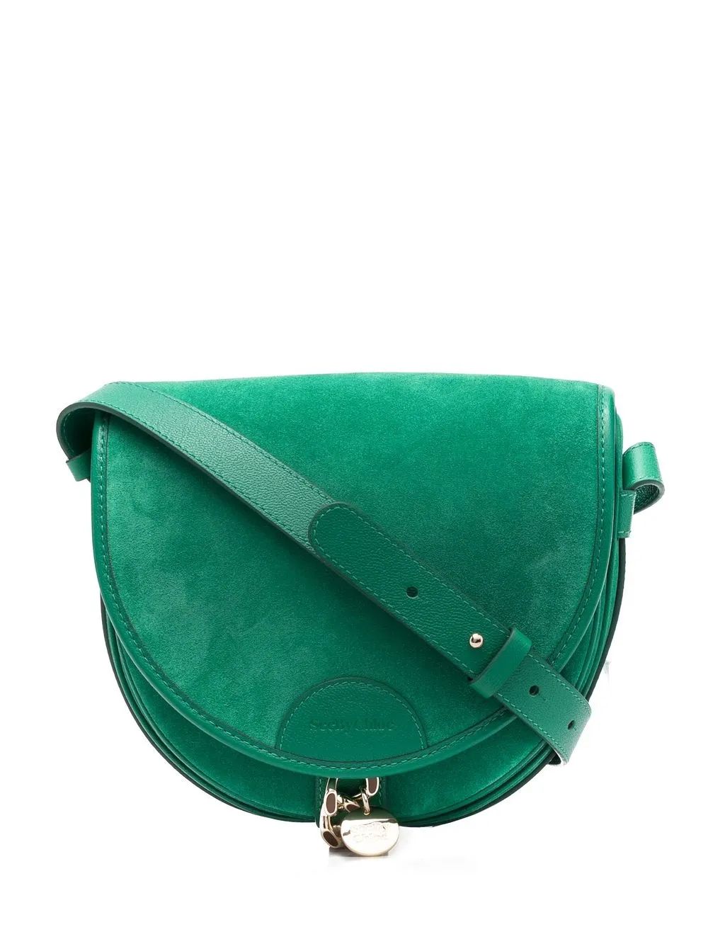 

See by Chloé Mara curved shoulder saddle bag - Green