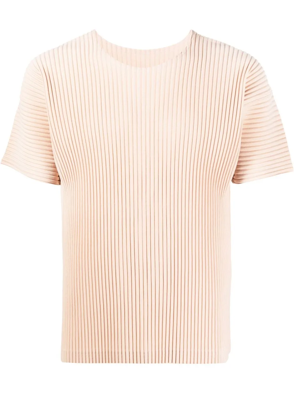 

Homme Plissé Issey Miyake Oblique pleated T-shirt - Neutrals