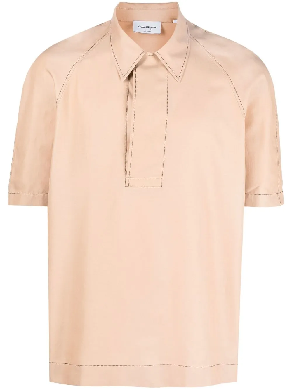 

Salvatore Ferragamo short-sleeve shirt - Neutrals
